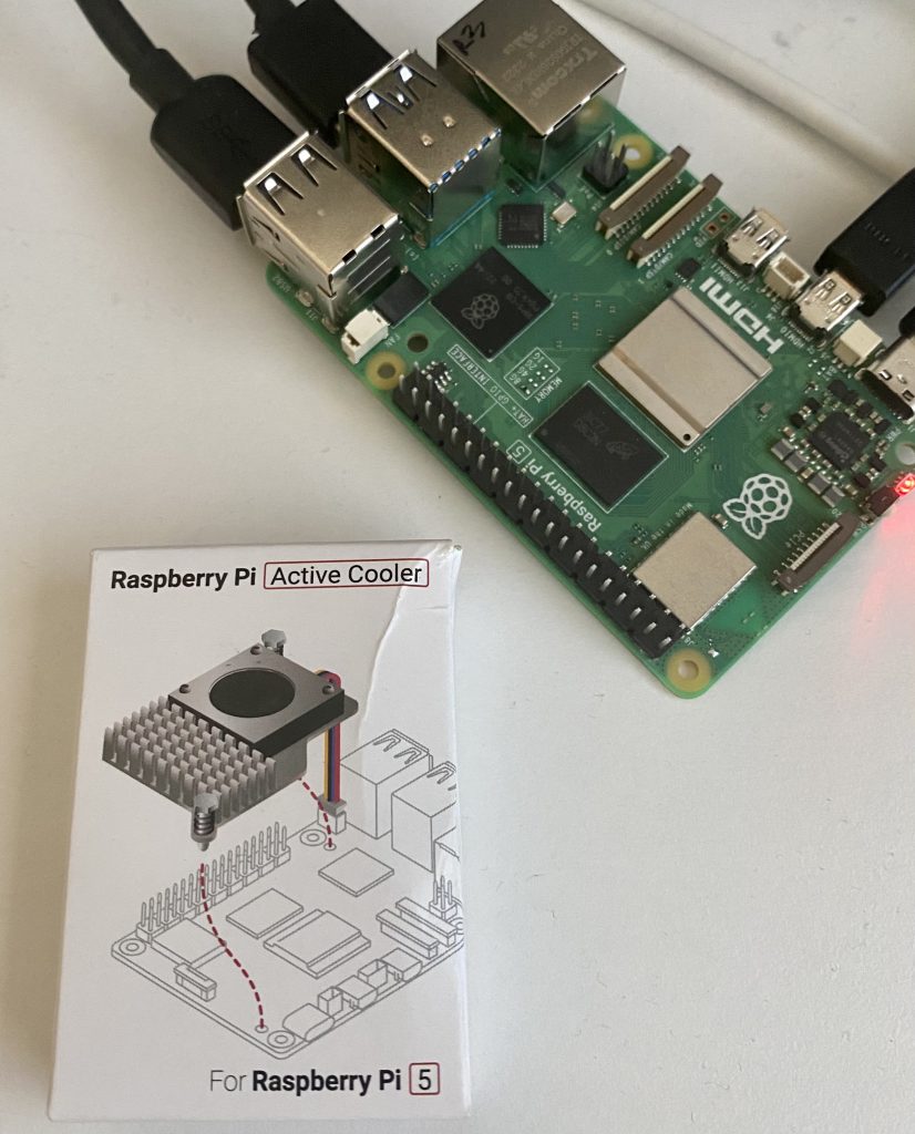 Raspberry Pi 5 Active Cooler Box Front